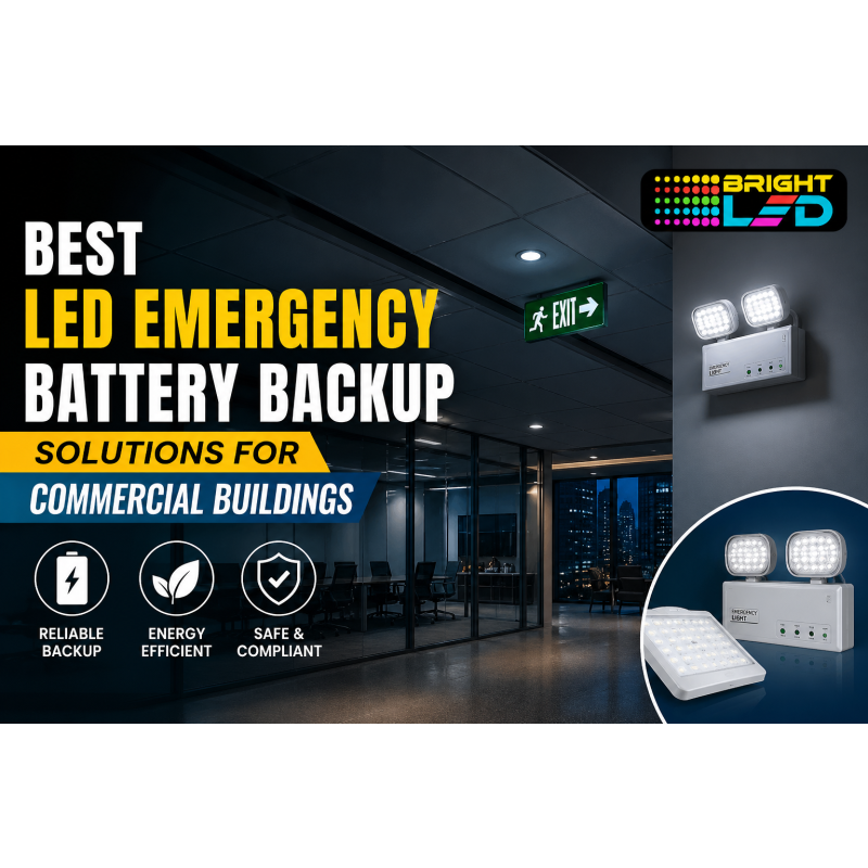 Best LED Emergency Battery Backup Solutions for Commercial Buildings