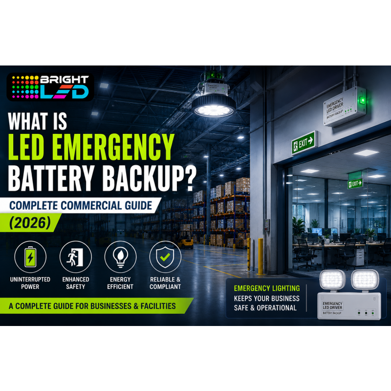What is LED Emergency Battery Backup? Complete Commercial Guide (2026)