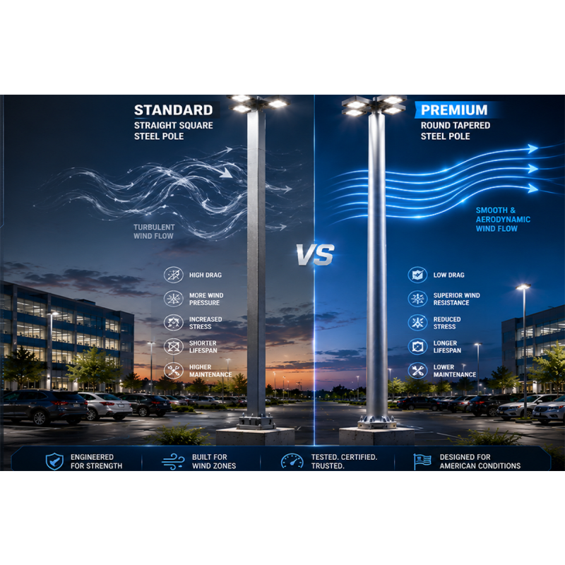 Straight vs. Tapered Light Poles: Which Offers Better Structural Integrity?