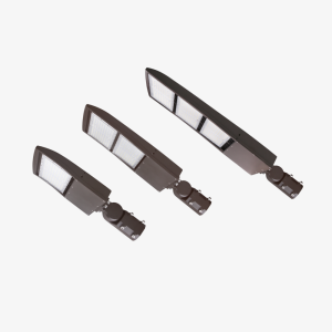 High performance G14 150W industrial perimeter light providing bright 5700K commercial exterior illumination.