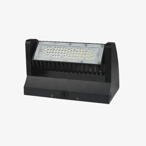 Rotatable 40W LED wall pack engineered for commercial buildings, walkways, and perimeter lighting needs.