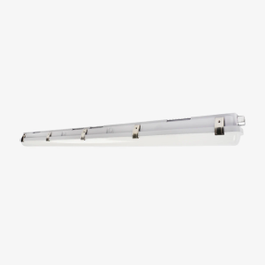 Internal driver switches for 30W 40W 50W and 3500K 4000K 5000K adjustments inside an 8ft vapor proof linear fixture.