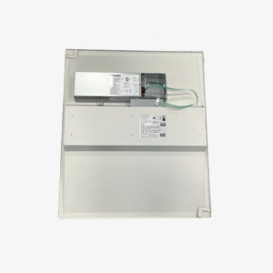 UL-listed emergency battery backup driver for commercial LED troffer lights providing code-compliant safety power.