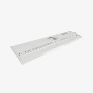 Industrial linear high bay light featuring 4CCT color changing controls including 40K and 50K tuning.
