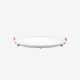 6-inch round slim recessed LED downlight fixture with 15W power and 5CCT selectable white by Bright LED TX.