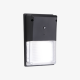30W/20W/15W mini LED wall pack with 3CCT selection and bronze finish for commercial exterior lighting.