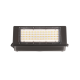 Full cut-off 60W commercial LED wallpack fixture featuring wattage selection and 3CCT color tuning by Bright LED TX.