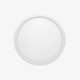 Dimmable 18W 9-inch round LED panel light with 5CCT selectable color temperatures for commercial ceiling applications.