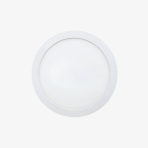 Commercial 7-inch 15W flush mount LED panel ceiling light fixture featuring 5CCT selectable color temperatures.