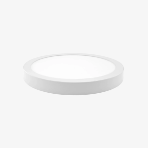 Commercial office ceiling installation of 24W smart WiFi LED panel lights with adjustable 3CCT color temperatures.