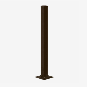14 ft. 4x4 Gauge 11, Square Steel Pole 