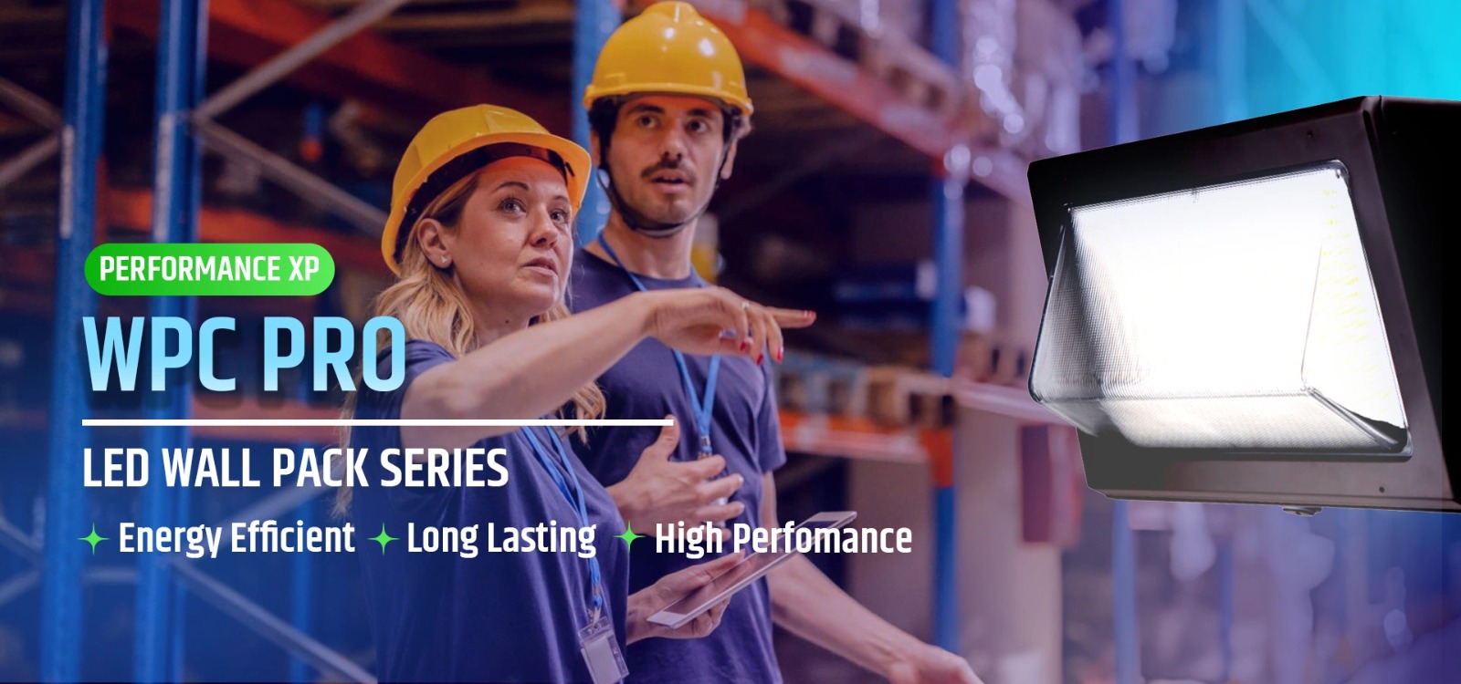 WCP PRO Series LED Wall Packs for Commercial Exterior Building Security Lighting